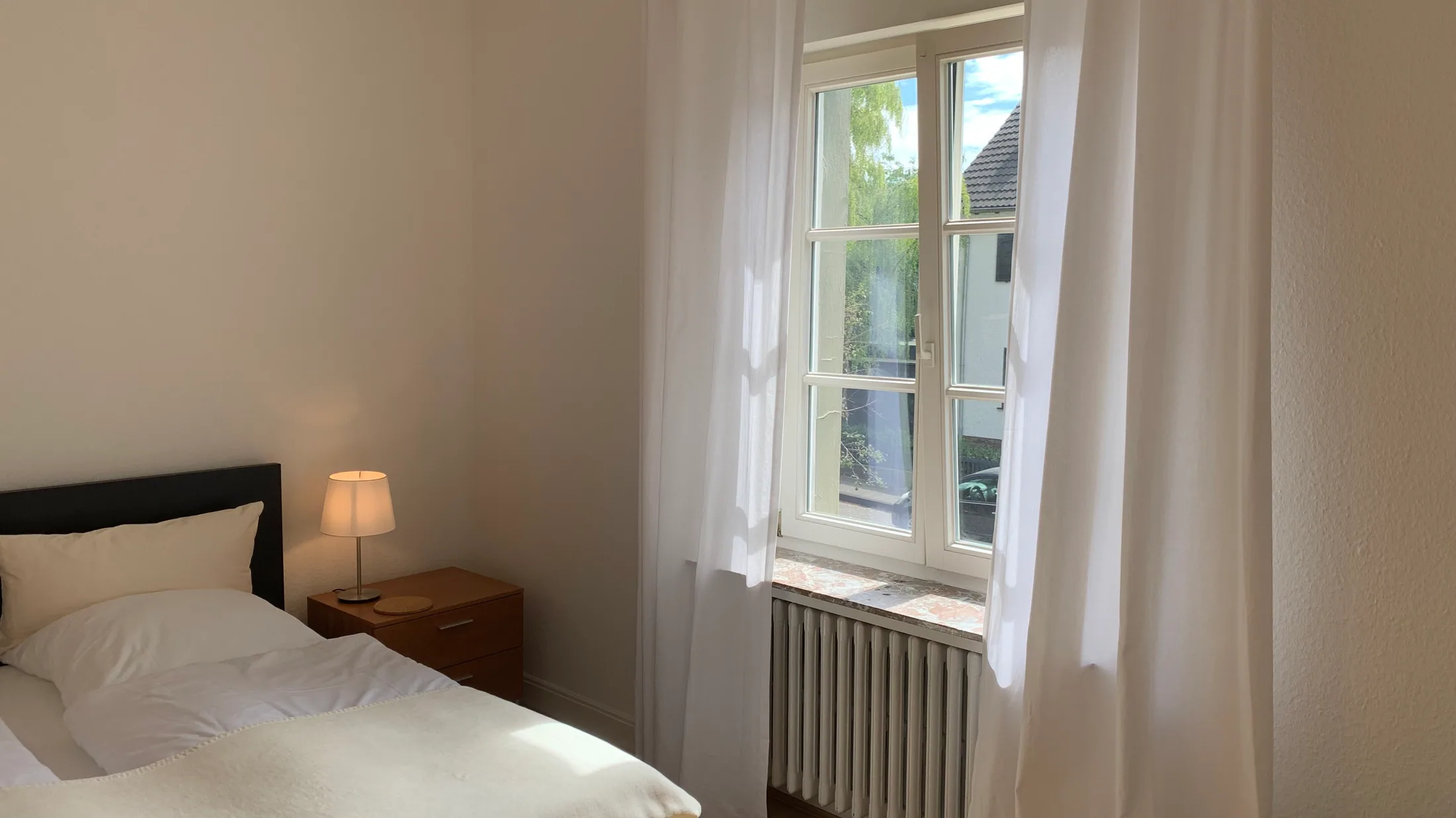 Schlafzimmer mit Aussicht